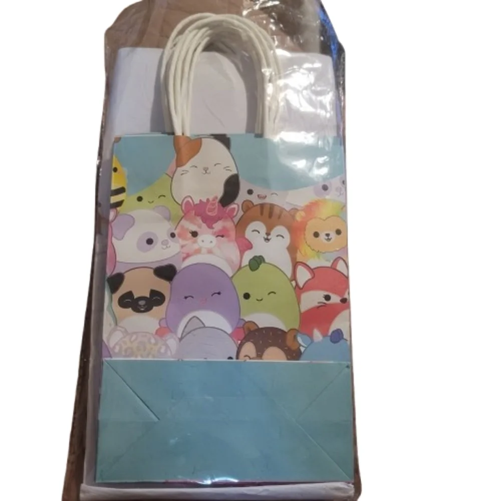 Cute Animal Party Favor Gift Bags with Handles Cute Animal Birthday Party X 12